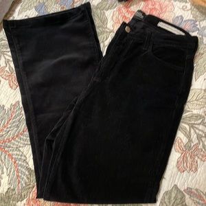 NYDJ Bootcut Corduroy Black Jeans 6